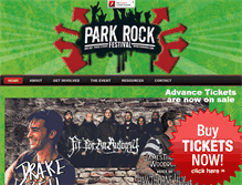Tablet Screenshot of parkrock.com
